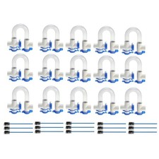 3/4 Clear PVC Condensate P-trap for HVAC Systems Air Conditioner,Pack of 15 picture