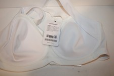 Syrokan Women's Sports Bra White 32E Full Coverage Underwire NWT picture