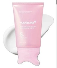 Medicube PDRN Collagen Gua Sha Neck Wrinkle Cream 90g Built-In Massager picture