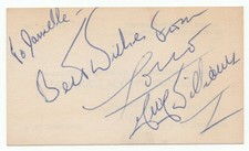 GUY WILLIAMS Ultra-Scarce Autograph of LOST IN SPACE and ZORRO Actor Vintage picture