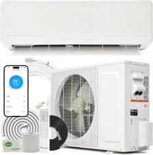 12000 BTU Mini Split AC Heat Pump 20 SEER2 115V Inverter WiFi Alexa 750 Sq Ft picture