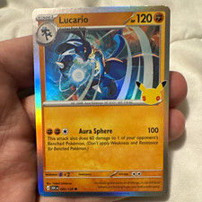 The Pokémon Company Pokémon TCG Lucario 083/128 Stage 1 Holo 120HP EN 30th picture