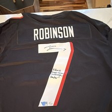 Bijan Robinson Signed Inscribed Atlanta Falcons NFL Jersey Fanatics Auth LE /10 picture
