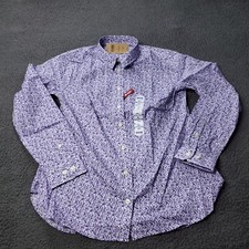 NEW $59.50 Duluth Shirt Womens S Small Wrinklefighter Button No Gape picture