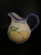 Signed Elizabeth Pohle Sun Valley Pottery Studio Art Pitcher Jug w/ Handle picture