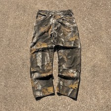 Vintage Wrangler Realtree Camo Jeans 34x32 Brown Excellent Hardwoods Denim picture