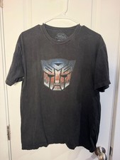 *RARE* Vintage 2007 Hasbro Transformers promo tee Autobot Logo picture