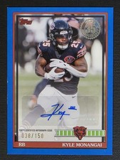 2026 Topps Blue #91AC-KMO Kyle Monangai Auto /150 - Bears picture