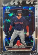 🔥⚾️ Roman Anthony 2023 1st Bowman Prospects Blue Sapphire Refractor #BCP-71 RC picture