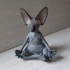 Whimsical Buddha Sphynx Cat Home Decor picture