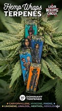 Lion Rolling Circus - PICK YOUR FLAVOR - Original & Terpenes Herbal Papers picture