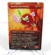 Knuckles the Echidna 2082 Borderless Sonic Secret Lair MTG picture