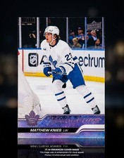 2023-24 UD Series 1 Young Guns Matthew Knies RC #222 YG - Toronto Maple Leafs picture