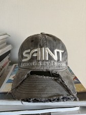SAINT Mxxxxxx 2026 NWOT Hat Gray Distressed Dad Hat Saint Michael picture