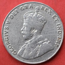 1926 Canada 5 Cents Far 6 - VG/F - Light Scratches Trend 185$ Lot#9917 picture