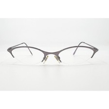 Via Spiga Eyeglasses Women Purple Gabetti 760 Semi Rimless Cat Eye 49-18-135 picture