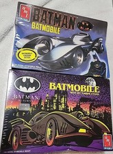TWO (2) Batmobile AMT Ertl 6650 6877 Models - NEW Sealed Boxed Kits NIB PHOTOS picture