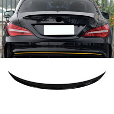 Rear Trunk Spoiler Wing BLACK For 2014-2019 Mercedes-Benz CLA C117 CLA250 AMG picture