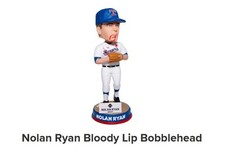 Texas Rangers Nolan Ryan Bloody Lip Bobblehead Presale 9/17  FAST Ship on 9/18 picture