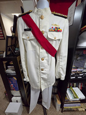 US Navy White Uniform Costume Nimitz Fleet Admiral 5 Star Size 46R 32L Military picture