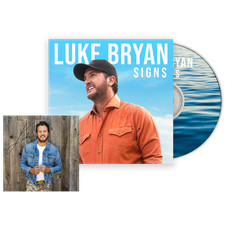 SIGNED Luke Bryan - Signs AUTOGRAPHED Insert CD - Fish Edition picture