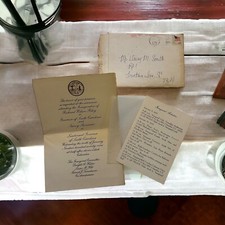 Original Richard (Dick) Wilson Riley Inauguration Invitation Letter, Activities picture