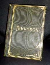 TENNYSON POEMS BOOK ORIGINAL 1880S PRINTING. CLOTH BINDING. picture