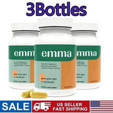 3Bottles Emma Improve Digestive Gut Health Clean Skin Boost Metabolism 60 CT picture