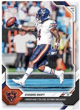 2026 Topps Now NFL Card #12 D’Andre Swift Chicago Bears PRESALE picture