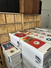 Lot Of 50 Random 45rpm Vinyl Records From Closed Down Delaware Record Store picture