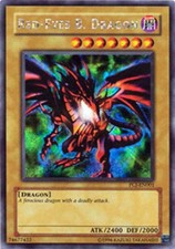 Red-Eyes B. Dragon - PCJ-EN001 - Secret Rare - Limited Edition Damaged picture