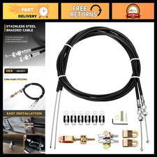 Universal Parking Brake Cable Kit - Complete Rear Disc/Drum Replacement Parts picture