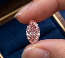 2Ct fancy pink color Marquise Cut VVS1 Diamond Premium Quality Loose Gemstone picture
