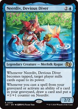 MTG Neerdiv, Devious Diver (Anime) [Foundations Jumpstart] Near Mint Magic picture