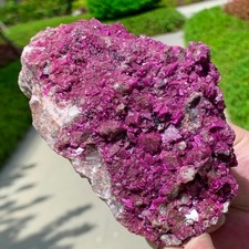 1.61LB Natural Cobalto Calcite graininess Crystal Mineral specimen Healing-Congo picture