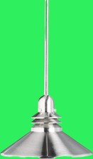 Kichler 2714 Mini Pendant Light with Cone Shade, Brushed Nickel  (11
