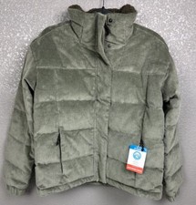 Columbia Ruby Falls Novelty Duck Down Jacket Green Corduroy Size S MSRP $240 picture