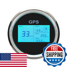 Eling 3 3/8 85Mm Digital Gps Speedometer Lcd Speed Gauge Odometer Course picture
