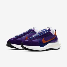 Sacai x Nike VaporWaffle Men's Sneakers Purple Dark Iris DD1875-500 Suede Waffle picture