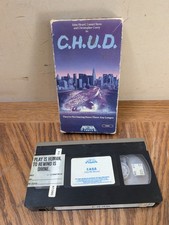 CHUD VHS Tape Rare Horror Media Home Entertainment Double Flap C.H.U.D. picture