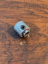 1 x CHROME Plated Solid Brass / Telecaster Knurled DOME Switch Tip / Set Screw  picture