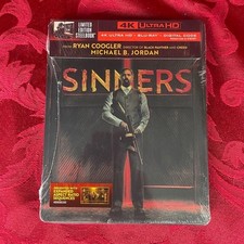 SINNERS (4K UHD Blu-ray) Ryan Coogler, Michael B. Jordan, Limited Ed. Steelbook picture
