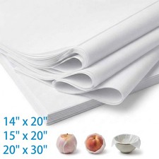 500 Sheets White Tissue Paper Bulk 14