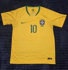 Nike Brazil Neymar Jr #10 2018 Home Jersey - Sz XL picture