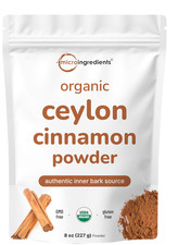 True Organic Ceylon Cinnamon Powder, 8 oz, Premium Grade, Gluten Free picture