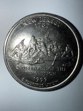 1999 P New Jersey 1787 Crossroads of the Revolution Quarter picture