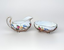 Royal Standard Fine Bone China Footed Creamer and Open Sugar Bowl Set #7243 picture