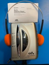 Clean Sony Walkman WM-FX195 AM/FM Cassette Player - New Belt, Serviced, Working picture