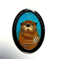 Aquarium of the Pacific Sea Otter Pin - Collectible Souvenir RARE LIMITED picture