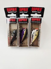 3x Rapala Rattling Rippin' Rap Lot in Three Awesome Colors (RPR-5) NIP  picture